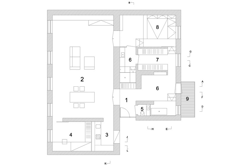 OFIS architects level apartment