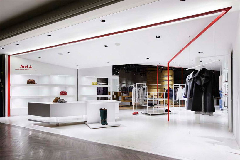 moment design: 'and a', clothing store in yokohama