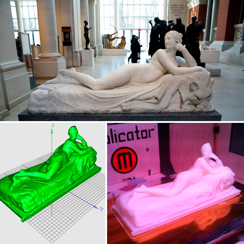 3D printed replicas of MET masterpieces