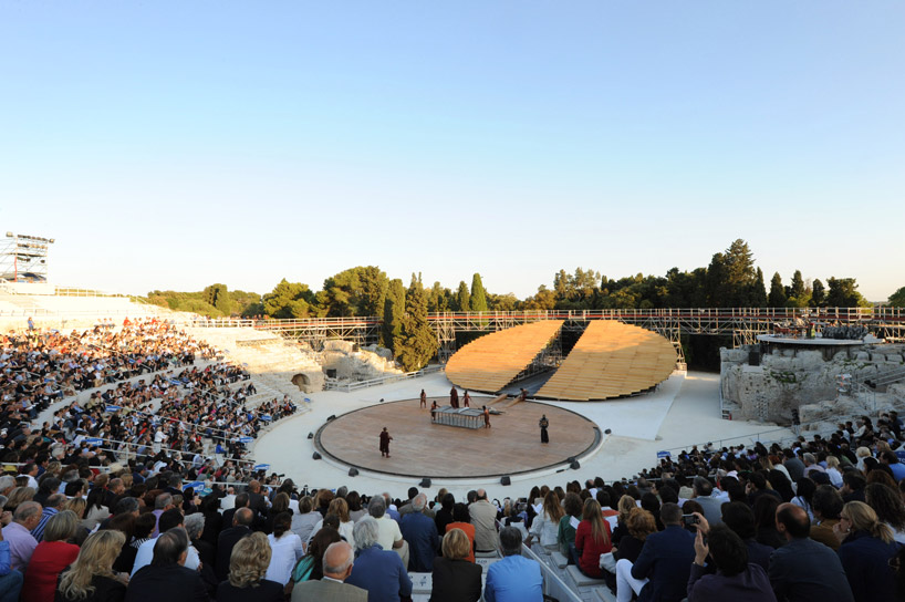 OMA: scenography for greek theatre in syracuse