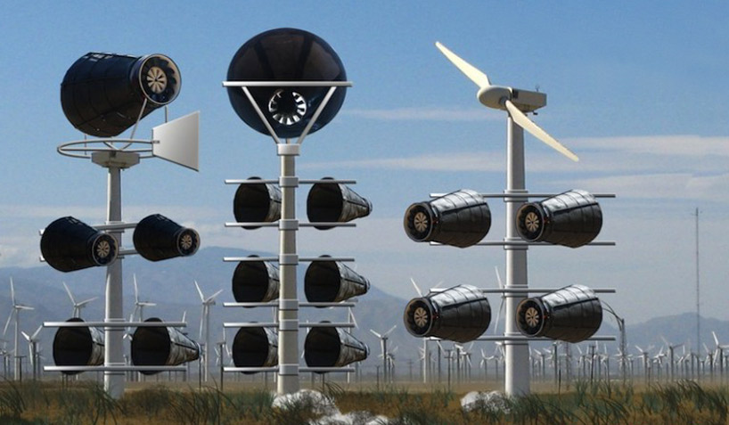 bird friendly compressed air wind turbines by raymond green