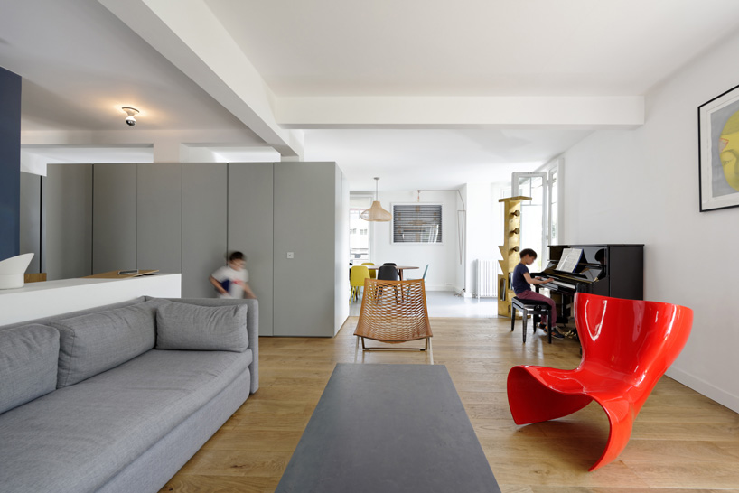 ulli heckmann eitan hammer parisian maisonette designboom