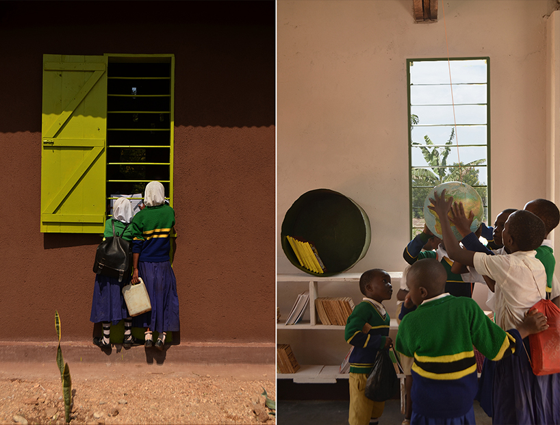 Patricia erimescu Njoro kütüphanesi Tanzanya designboom'un çocuklar için
