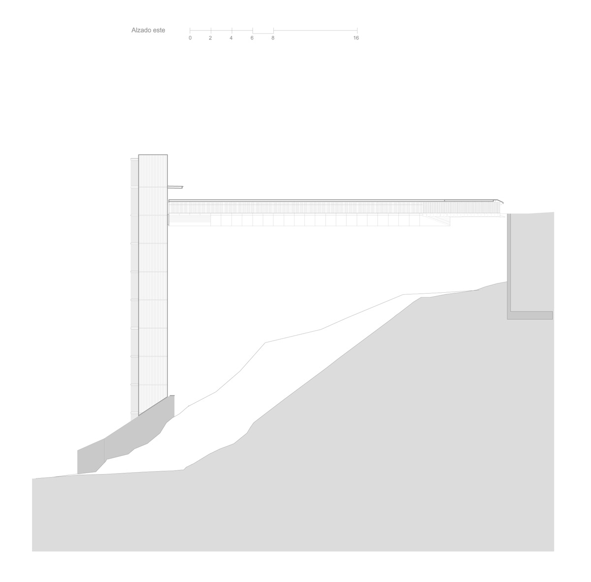 ah asociados urban elevator in echavacoiz designboom