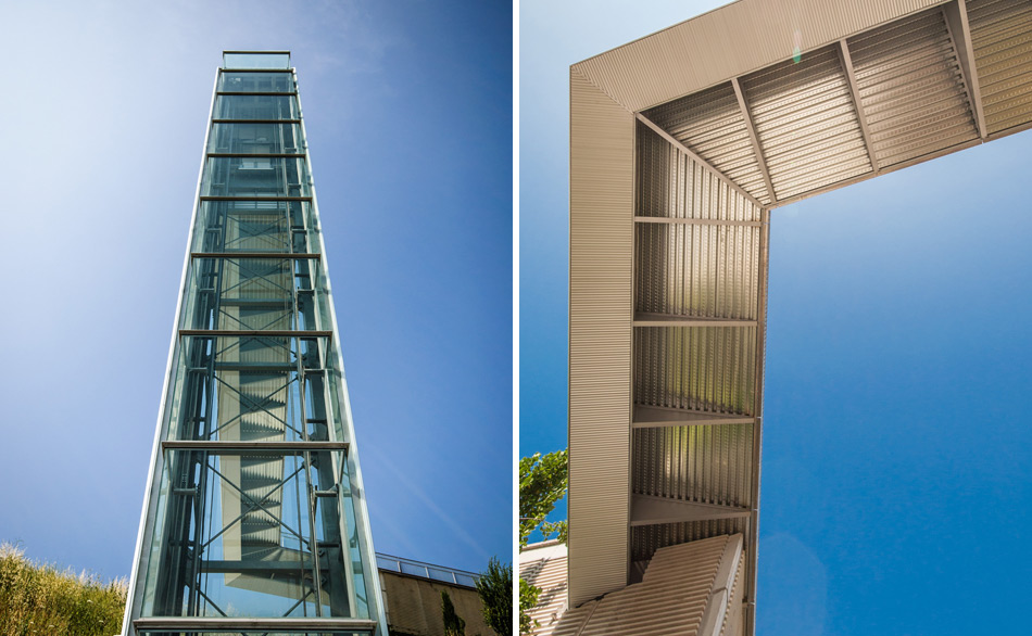 ah asociados urban elevator in echavacoiz designboom
