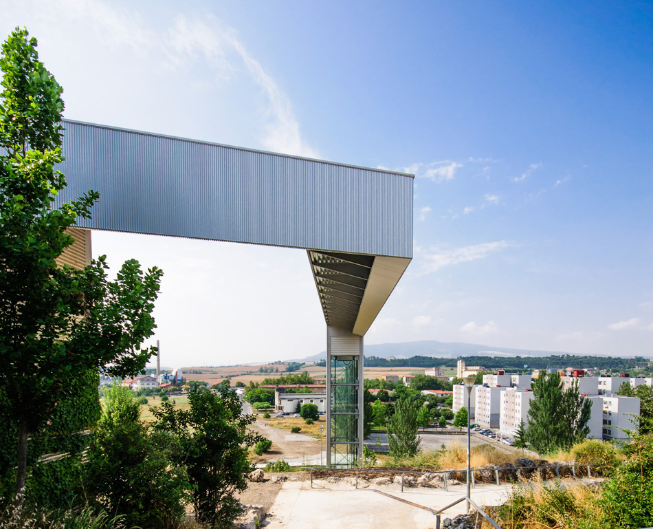 ah asociados urban elevator in echavacoiz designboom