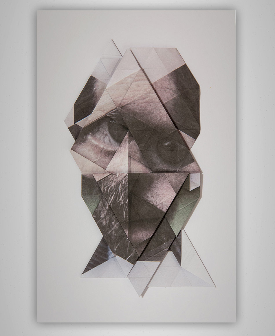 aldo tolino folds portraits into geometric facial landscapes 