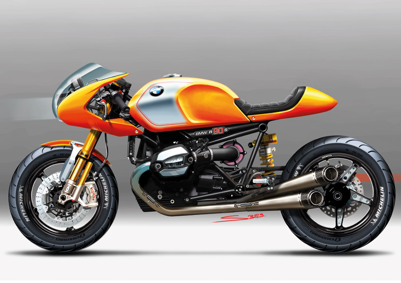 Concepto de BMW 90 motos