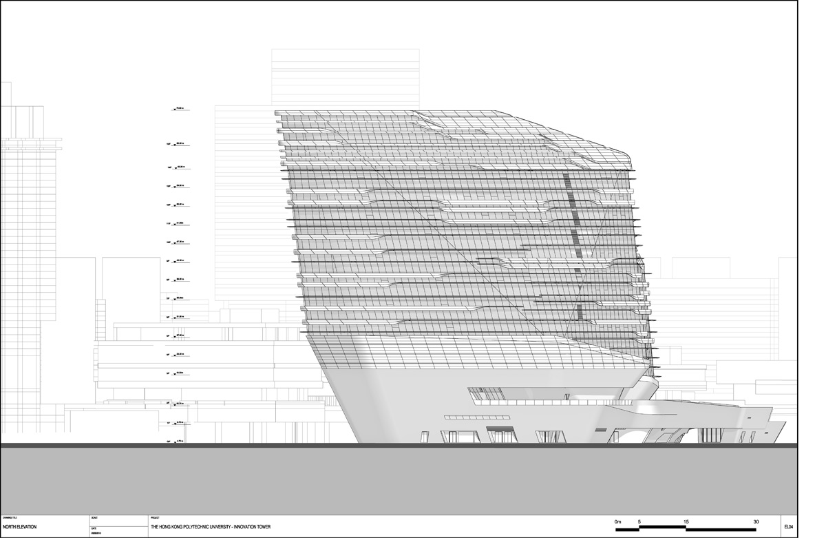 Jockey Club Innovation Tower Hong Kong Polytechnic University | Zaha Hadid