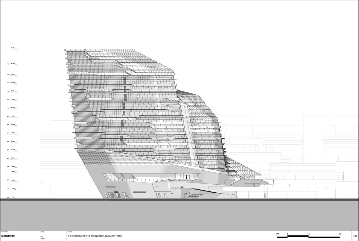 Jockey Club Innovation Tower Hong Kong Polytechnic University | Zaha Hadid