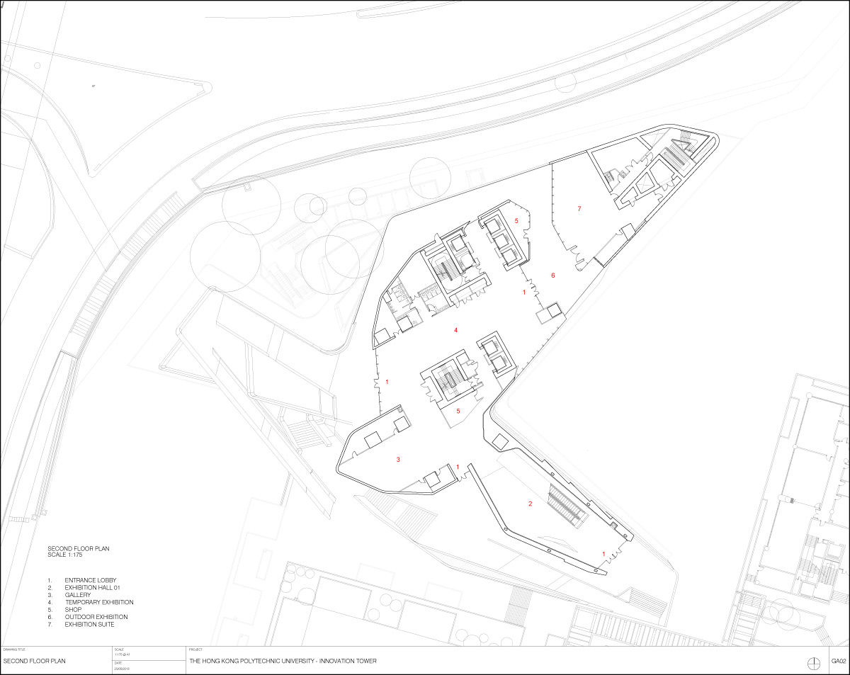 Jockey Club Innovation Tower Hong Kong Polytechnic University | Zaha Hadid