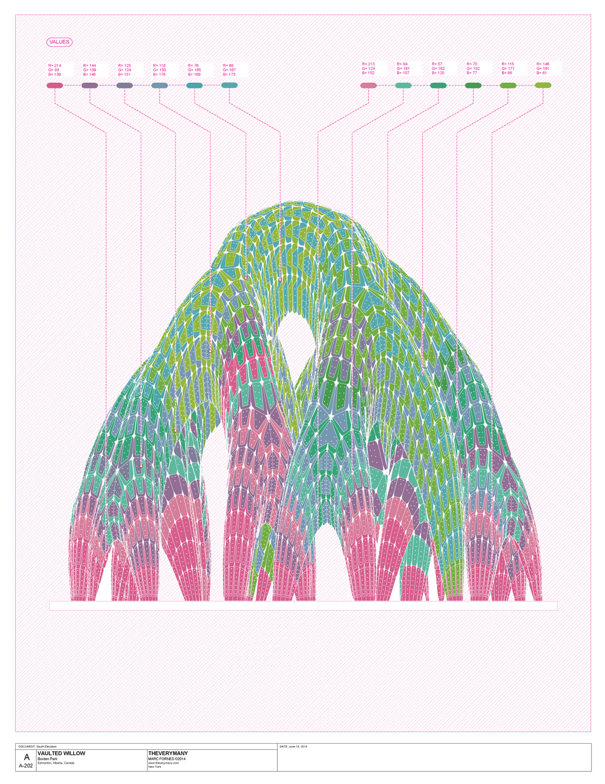 marc fornes theverymany vaulted willow