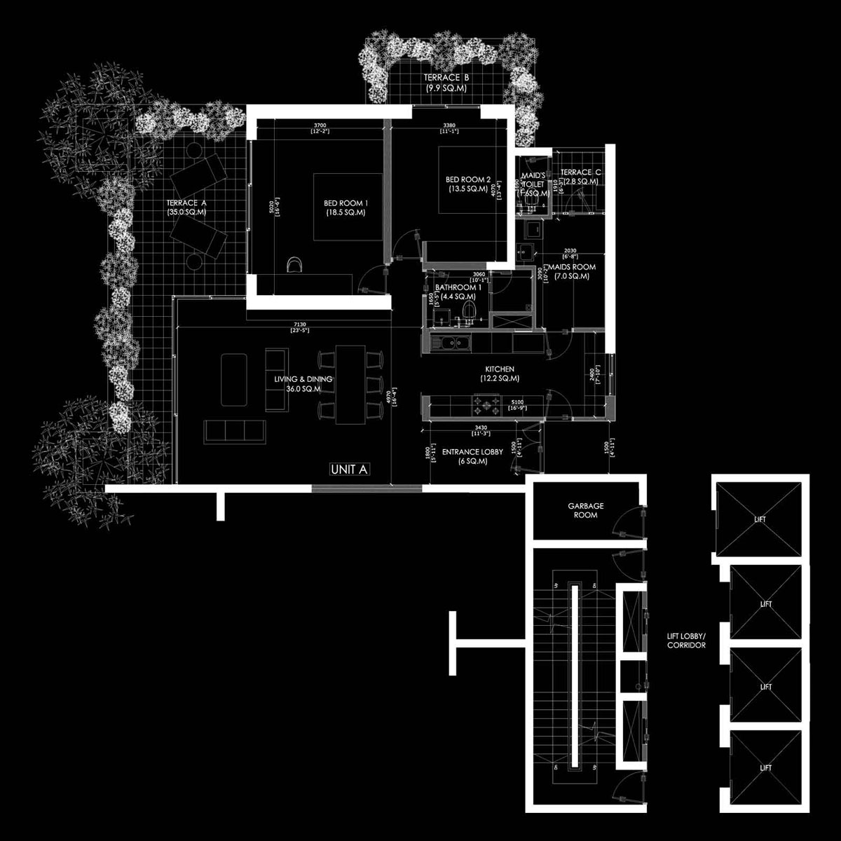 milroy perera associates clearpoint residencies designboom