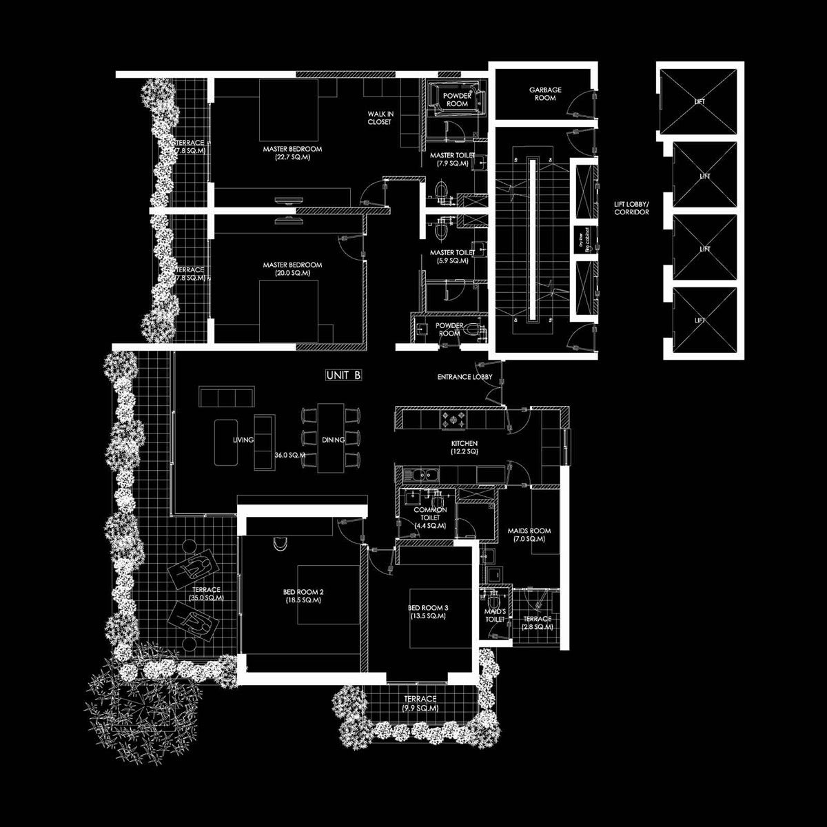 milroy perera associates clearpoint residencies designboom