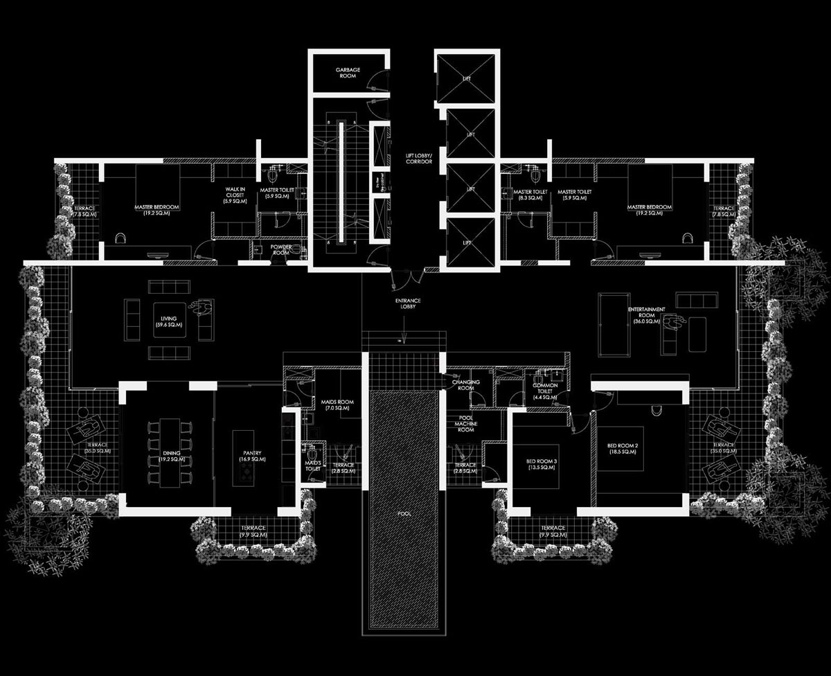 milroy perera associates clearpoint residencies designboom