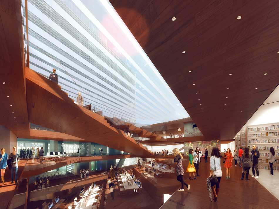 Calgary New Central Library by REX Architects