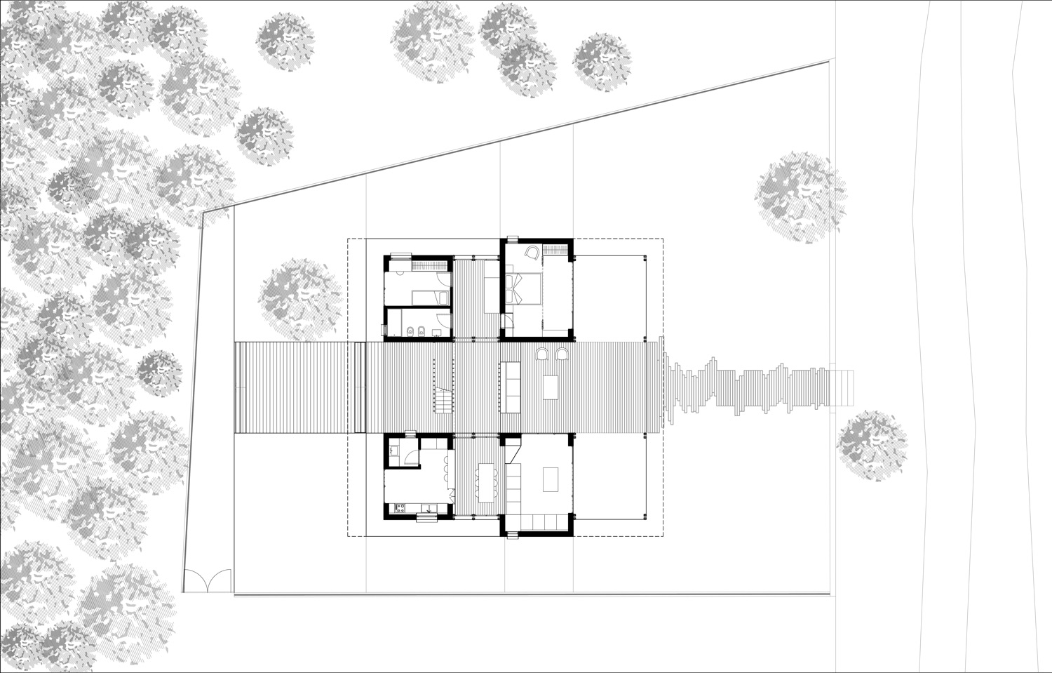 План дома на берегу моря от SCEG Architects
