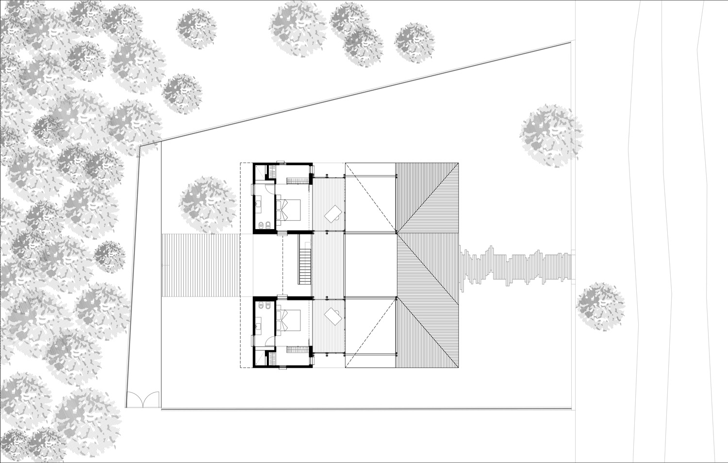 План дома на берегу моря от SCEG Architects