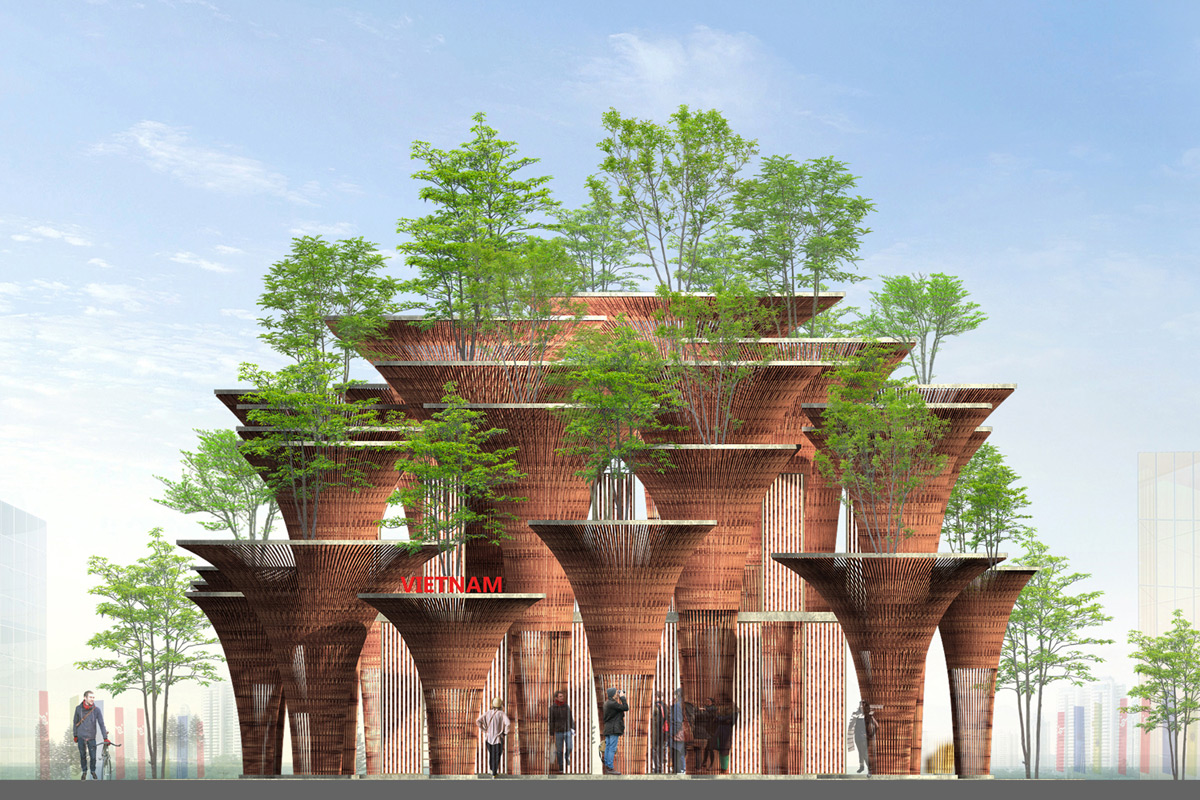 vo trong nghia architects vietnam pavilion expo milan 2015 designboom