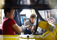 world's first electricity producing solar powered family car
