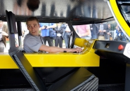 world's first electricity producing solar powered family car