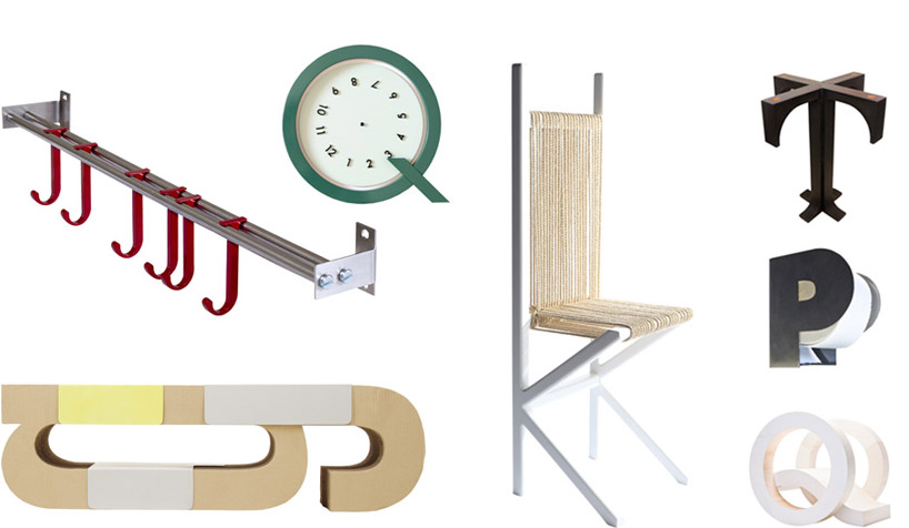 typographic furniture by FH D students