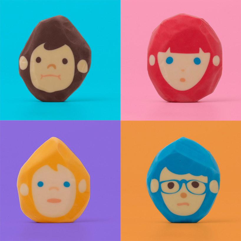 rubber barber - create hairstyles for each character by simply erasing