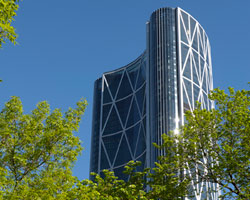 foster + partners adds the bow to calgary's skyline