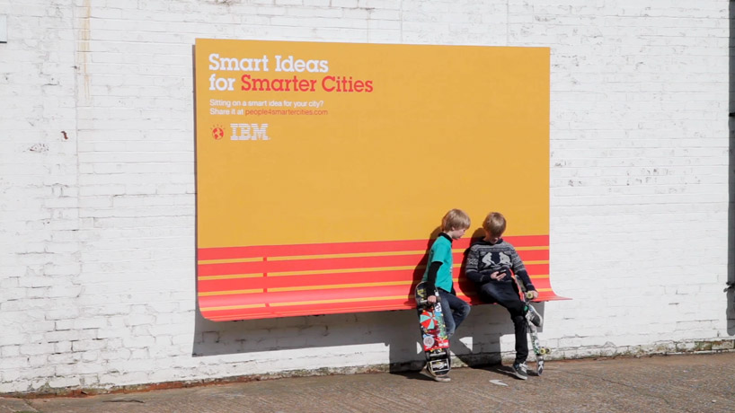 street furniture billboards by IBM + ogilvy & mather france