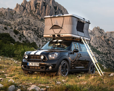 MINI's camping + expedition getaway car conce