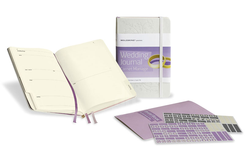 moleskine debuts a wedding planning journal
