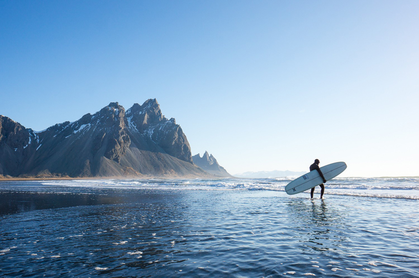 chris burkard shoots entire icelandic surfing series with solar power