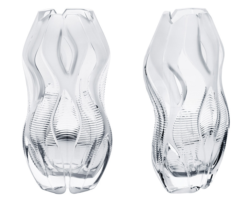 lalique presents crystal architecture collection by zaha hadid