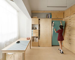 multifunctional artist studio in tel-aviv by raanan stern