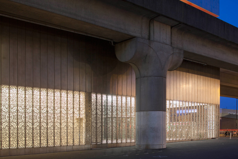 maccreanor lavington amsterdam metro station designboom
