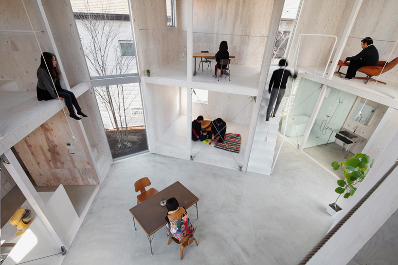 yamazaki kentaro design workshop house in kashiwa designboom