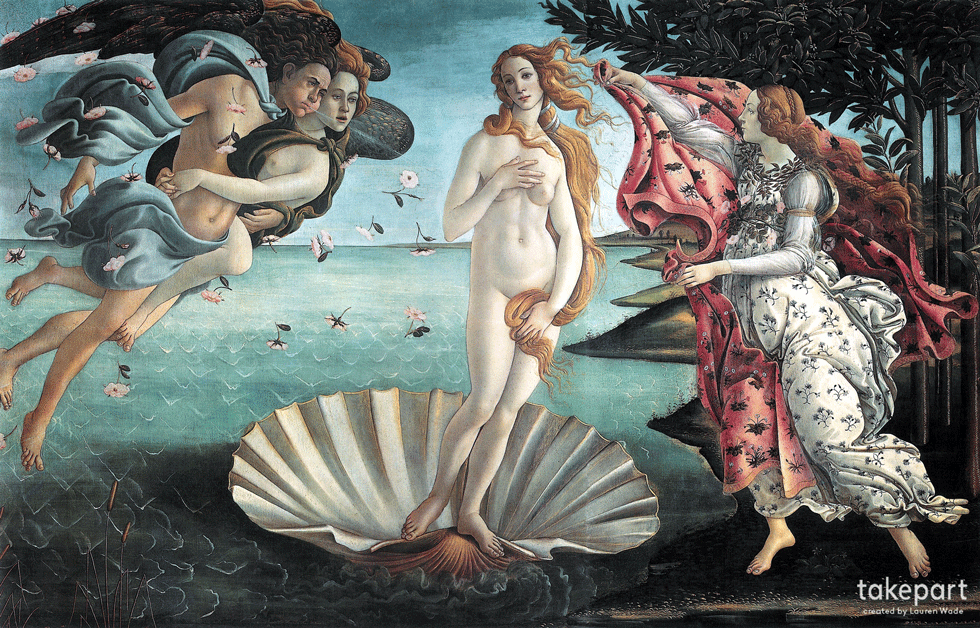 Sandro Botticelli - Birth of Venus (1486)