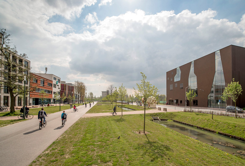 NL architects spordtgebouw climbing halls dordrecht