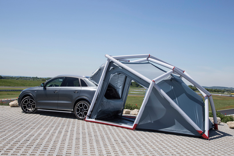 heimplanet desenvolve extensão barraca de camping especializado para AUDI A3 quattro