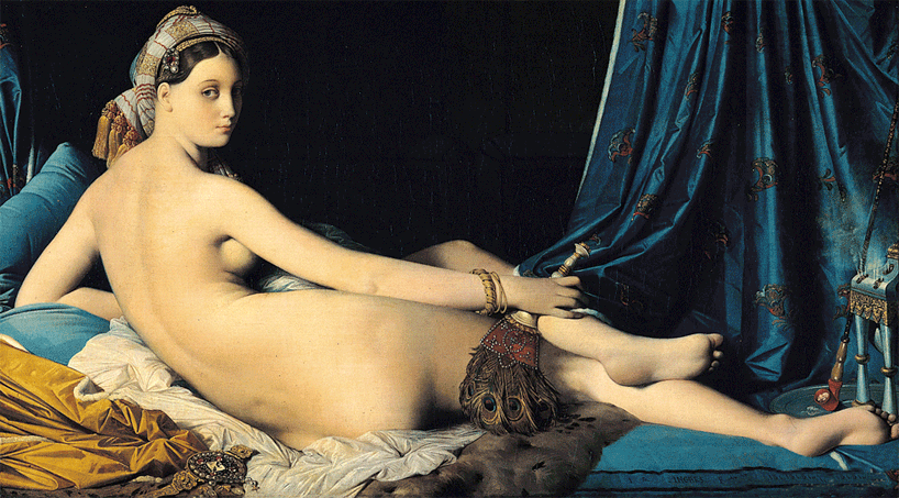 Jean Auguste Dominique Ingres - Grande Odalisque (1814)