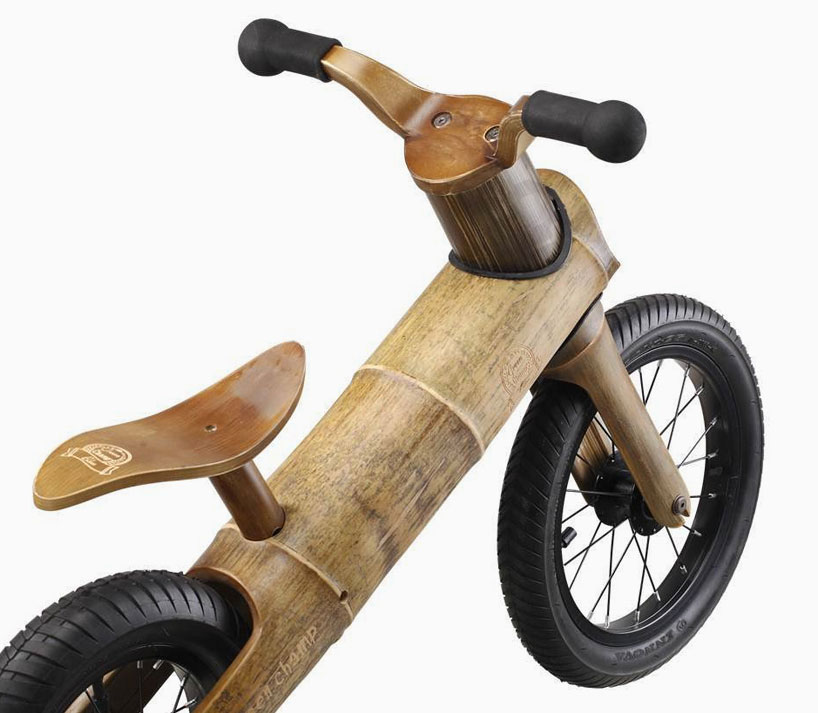 greenchamp crafts sustainable bamboo balance bikes for children