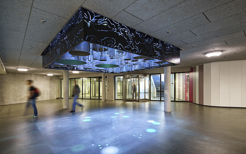 pavilion + underground parking by UNstudio in city garden, groningen