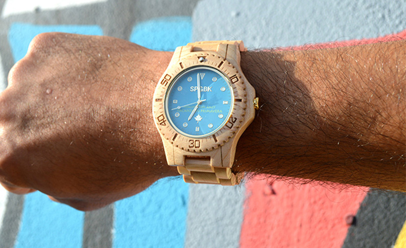 SPGBK crafts watch collection from recycled maple wood