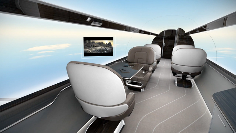 طراحی هواپیمای بدون پنجره با ویژگی درد 360 درجه