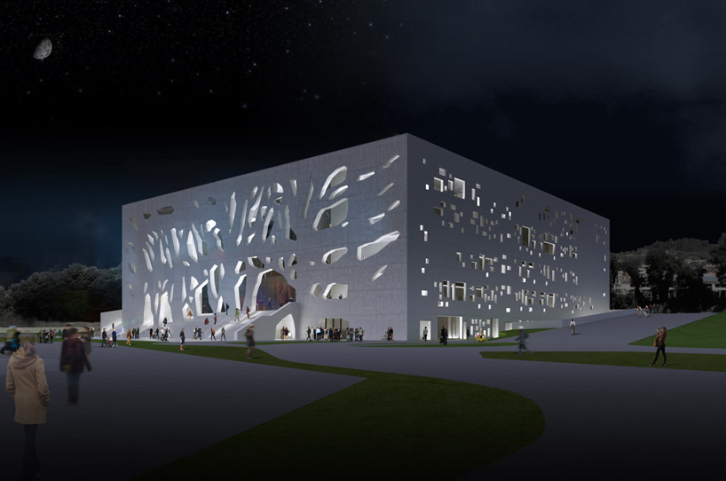 bernard tschumi architects ANIMA cultural center designboom