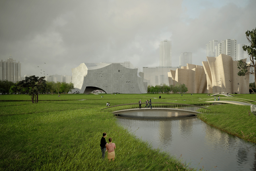 طرح  موزه شهر Guangzhou از معماران Christian kerez