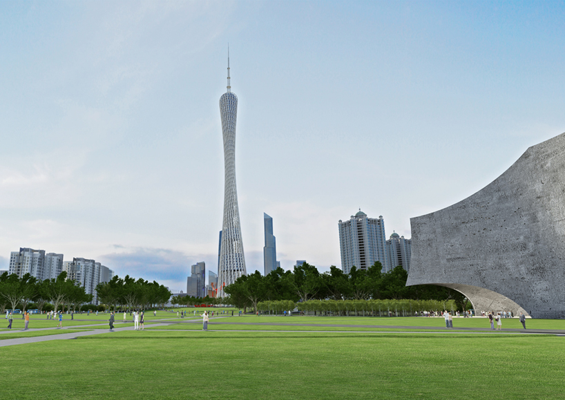 طرح  موزه شهر Guangzhou از معماران Christian kerez