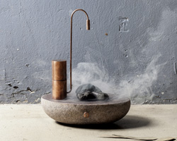 marcis ziemins re-interprets latvian rituals with smallest sauna on earth