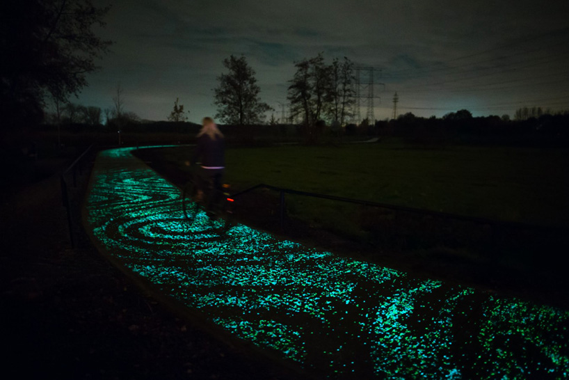 خلاقیت در روشنایی شهری ، فناوری نوری ، مسیر دوچرخه سواری