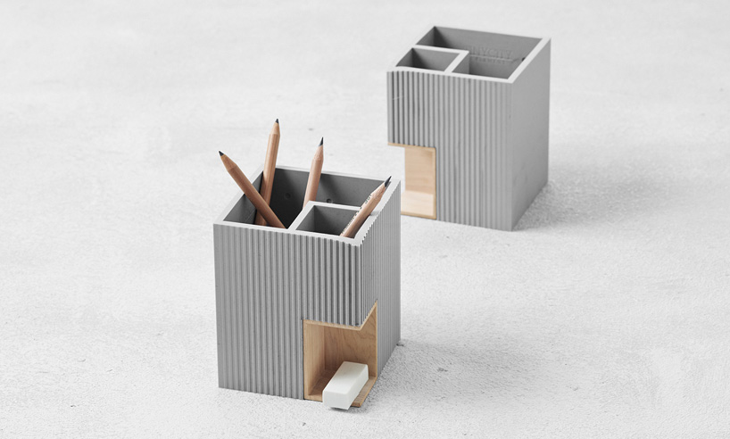 tripleliving tiny city soft concrete stationery